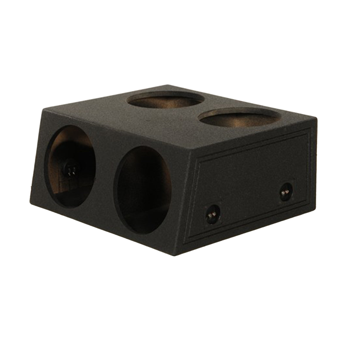Q Power Quad 12 Inch Sealed Subwoofer Box with Spray-On Bedliner (Open Box)