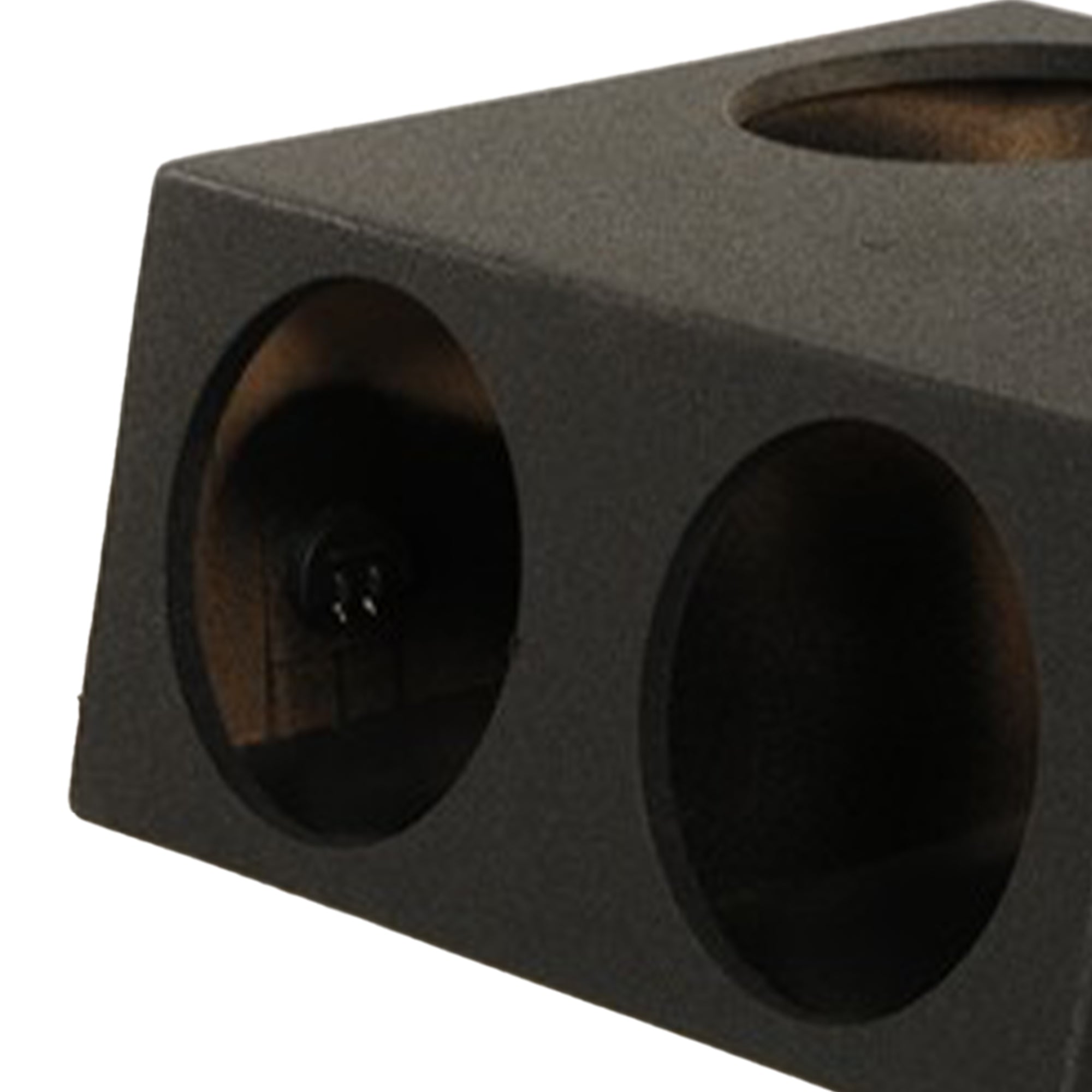Q Power Quad 12 Inch Sealed Subwoofer Box with Spray-On Bedliner (Open Box)