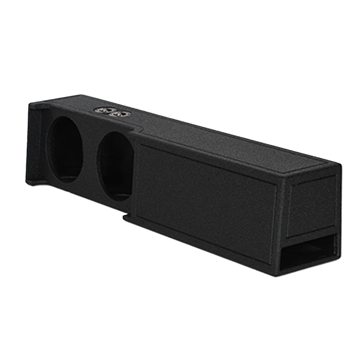 Q Power Dual 10" Ported Subwoofer Enclosure, 2019+ Dodge Crew, Audio Box, Black