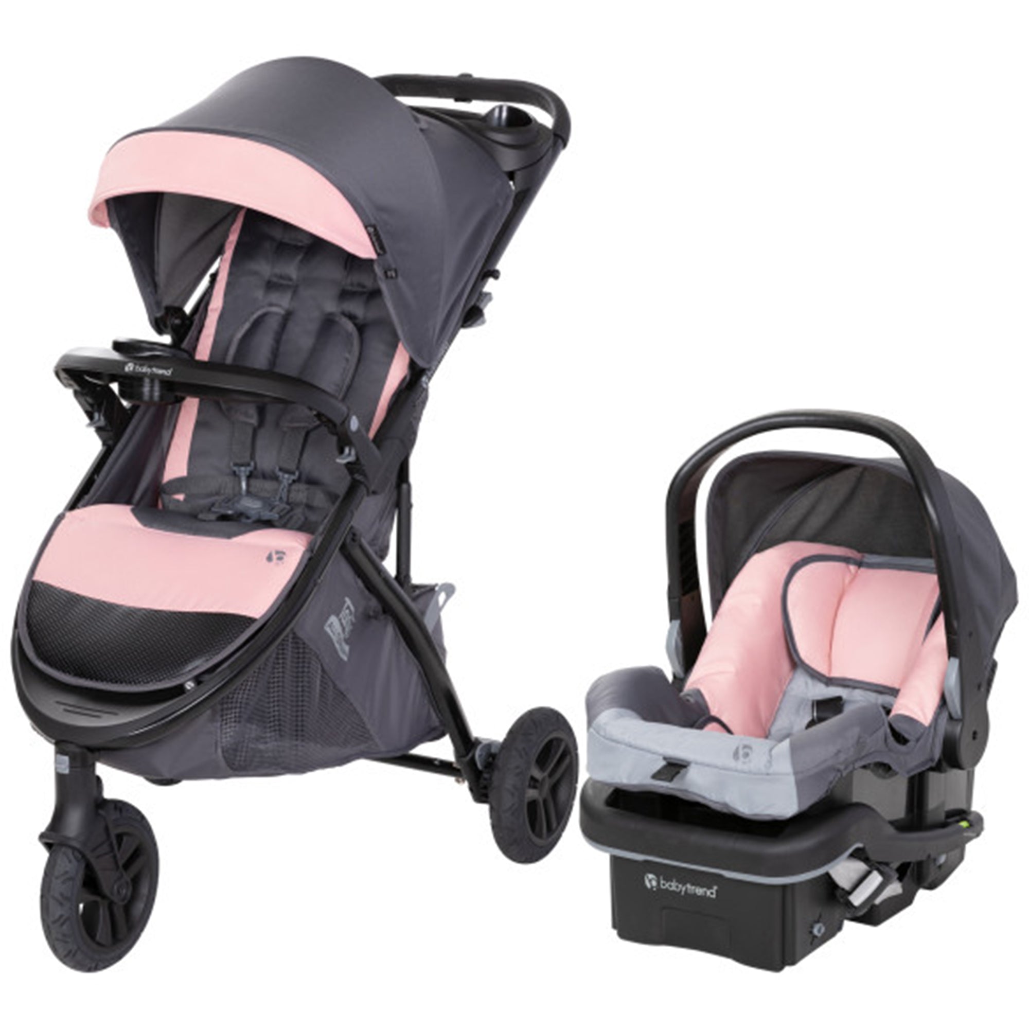 Baby Trend Tango 3 Wheel Stroller Travel System w/ EZ-Lift Plus Infant Car Seat