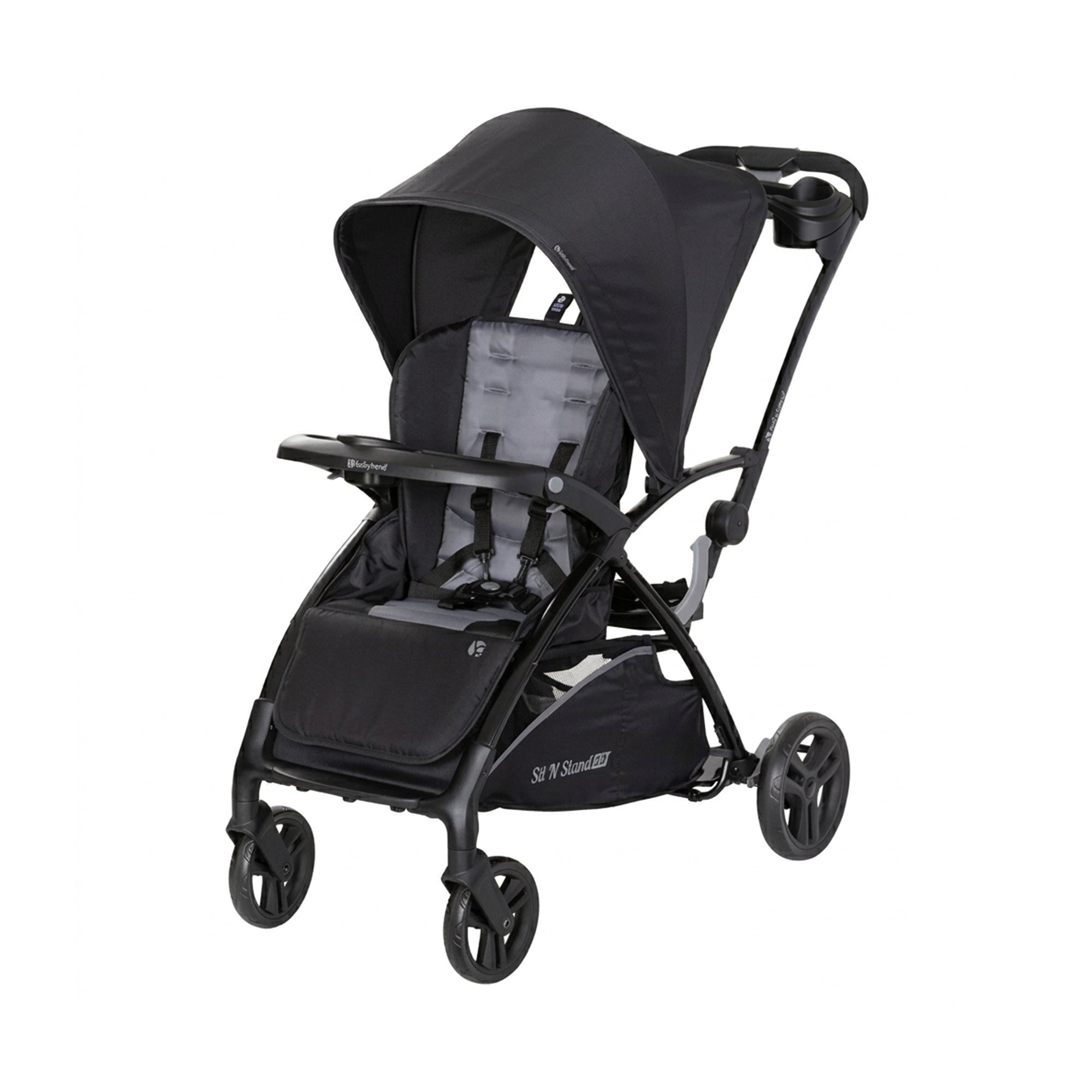 Baby Trend Sit N' Stand 2.0, 5-in-1 Stroller with Canopy and Basket, Simple Grey - VMInnovations