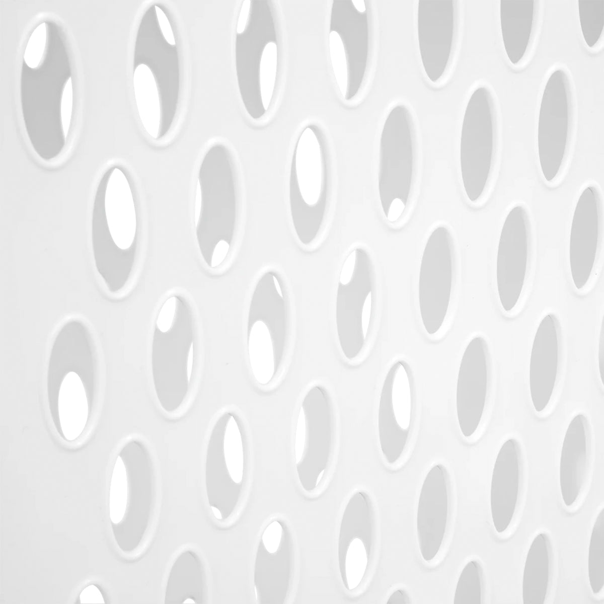 Sterilite Slim Laundry Hamper, 1.75 Bushel Clothes Basket w/ Lid, White, 8 Pack