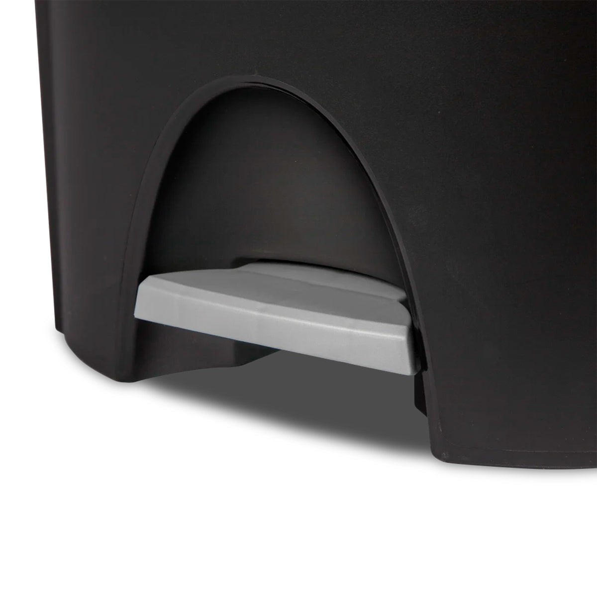 Sterilite 6.6 Gal StepOn Wastebasket Hands Free Garbage Trash Can, Black, 8 Pack