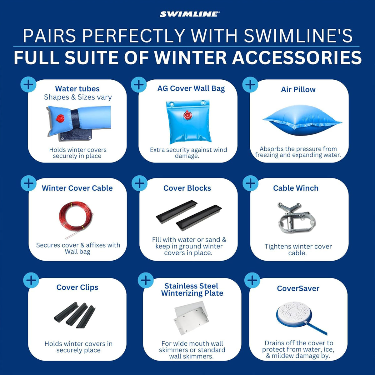 Swimline Above Ground Swimming Pool Winterizing 4x8" Air Pillow (Open Box)