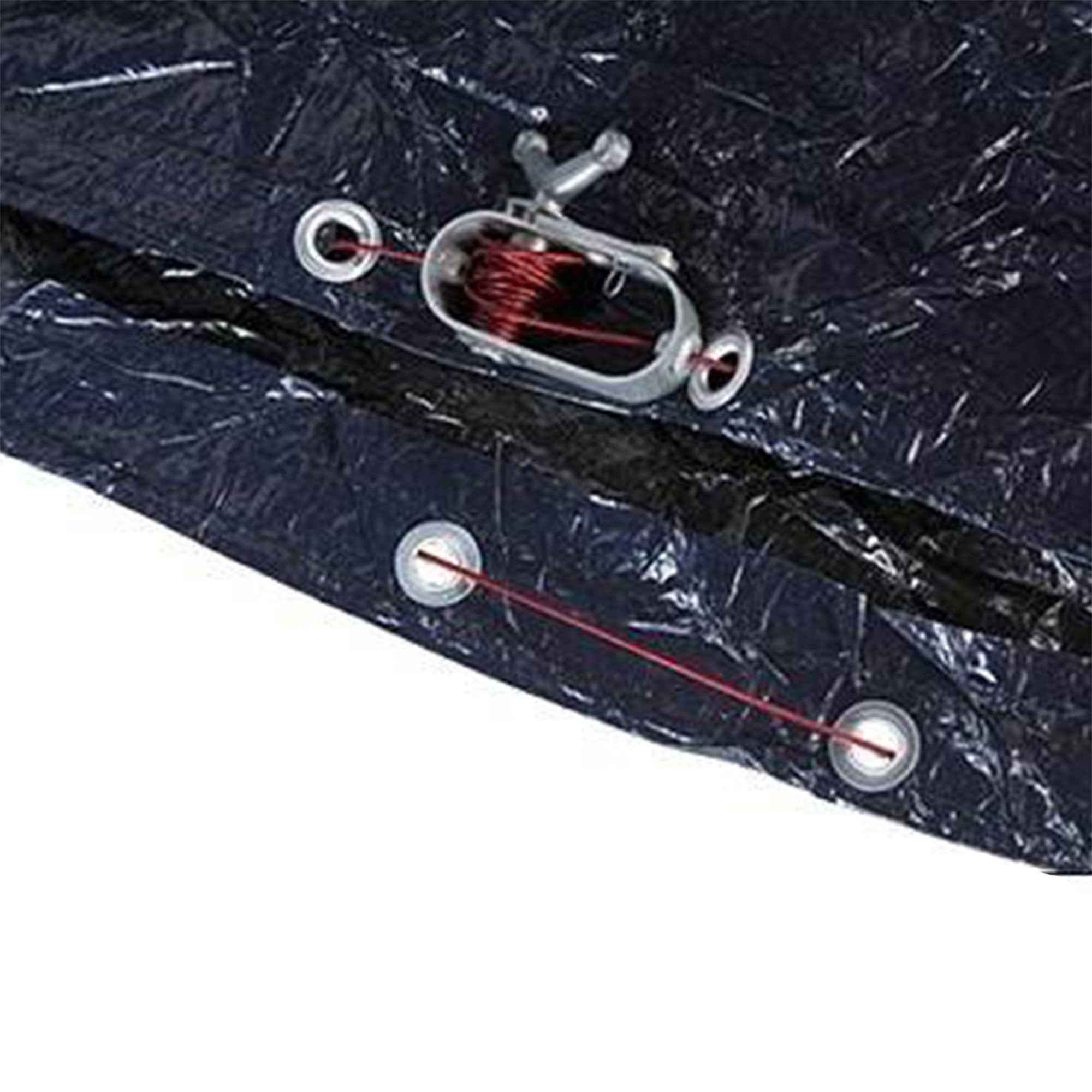 Swimline 24 Foot Round Swimming Pool Winter Cover and 3 4x4 Air Closing Pillows - VMInnovations