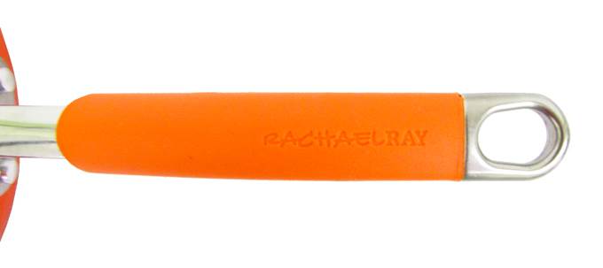 Rachael Ray 10-Piece Porcelain Enamel Cookware Set Nonstick - Orange - Open Box