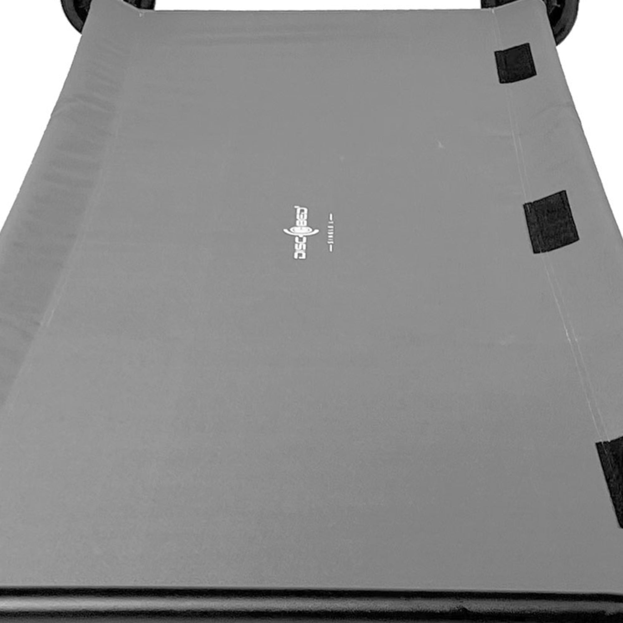 Disc-O-Bed Single Modular Portable Cot for Indoors and Outdoors, Grey (Open Box)