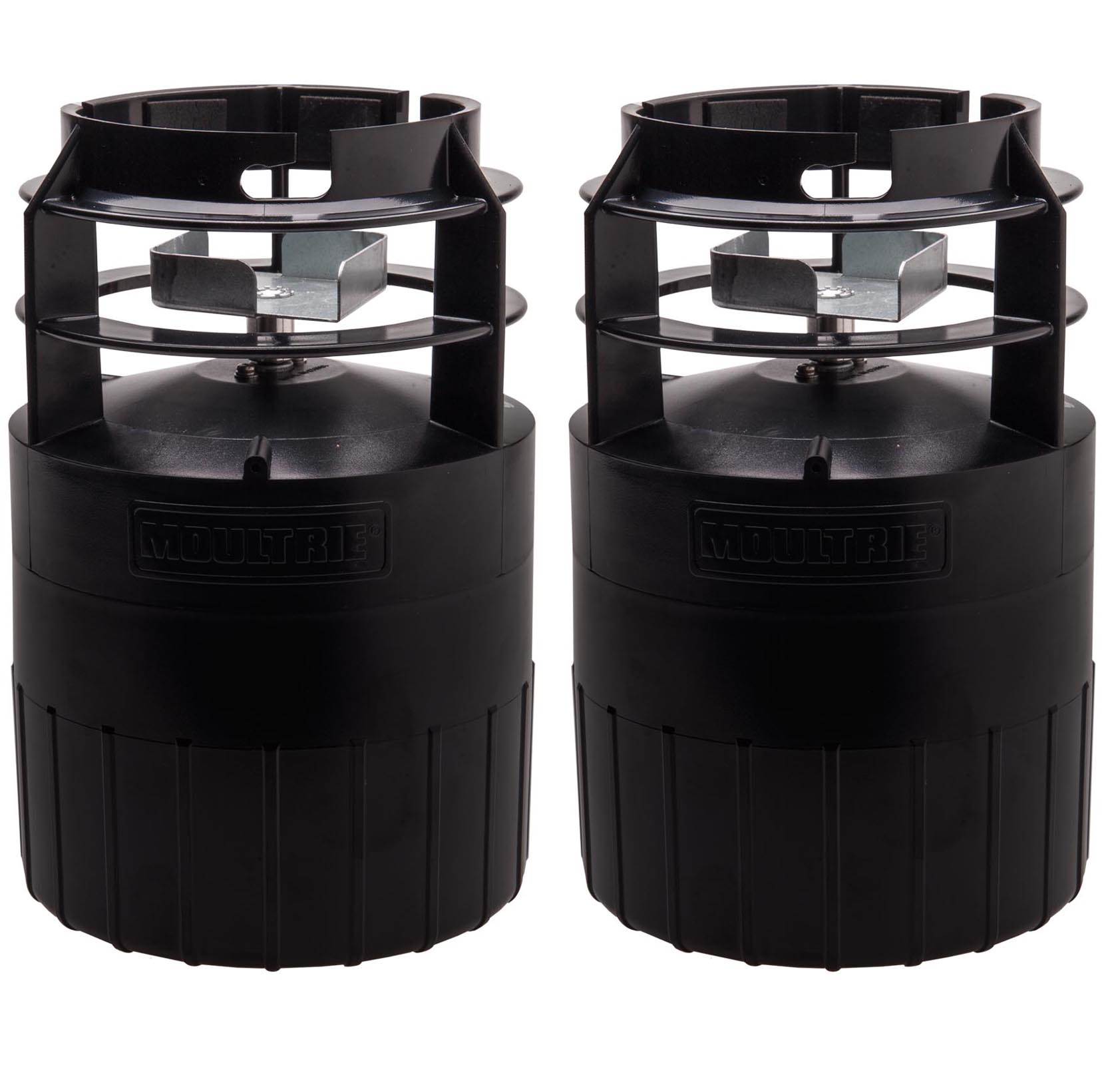 Moultrie Programmable Pro Hunter Quick-Lock Game Deer Hunting Feeder Kits, Pair
