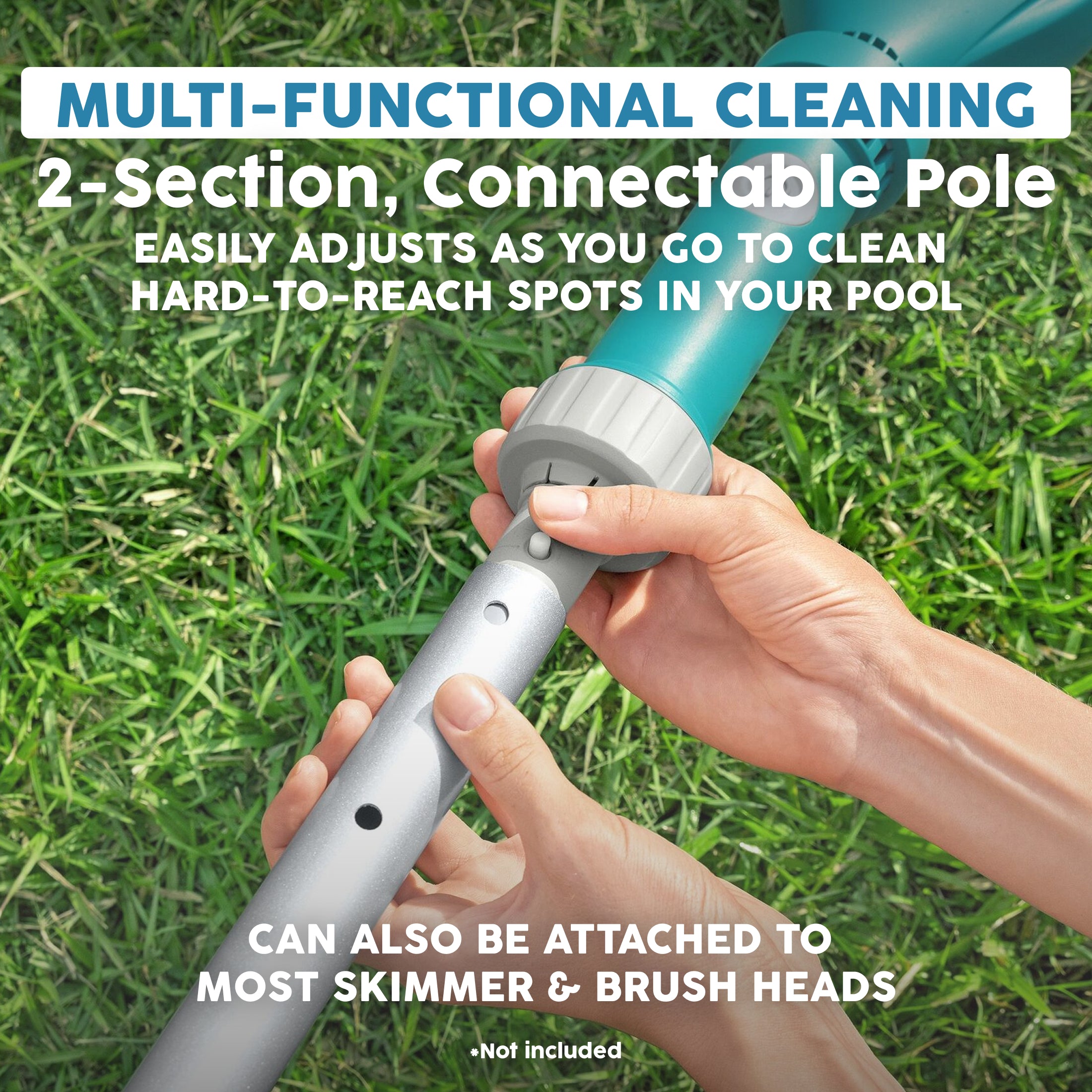 Bestway Cordless Pool Vacuum, AquaTech Vacuum Cleaner for Up to 10 Ft Pools - VMInnovations