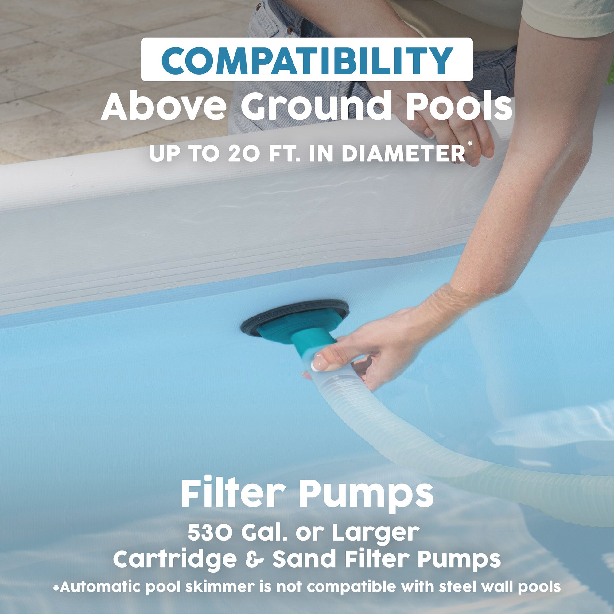 Bestway Deluxe Pool Maintenance Kit, AquaClean Above Ground Pool Cleaning Set