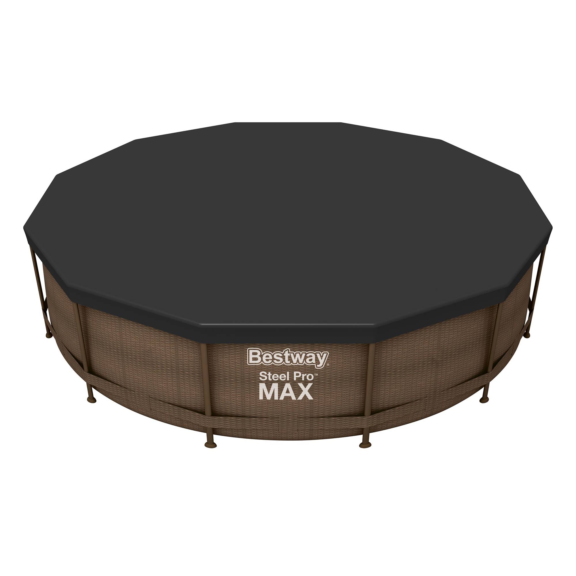 Bestway Flowclear 12ft Round Pool Cover w/ Drain Holes for Pools (Used) - VMInnovations