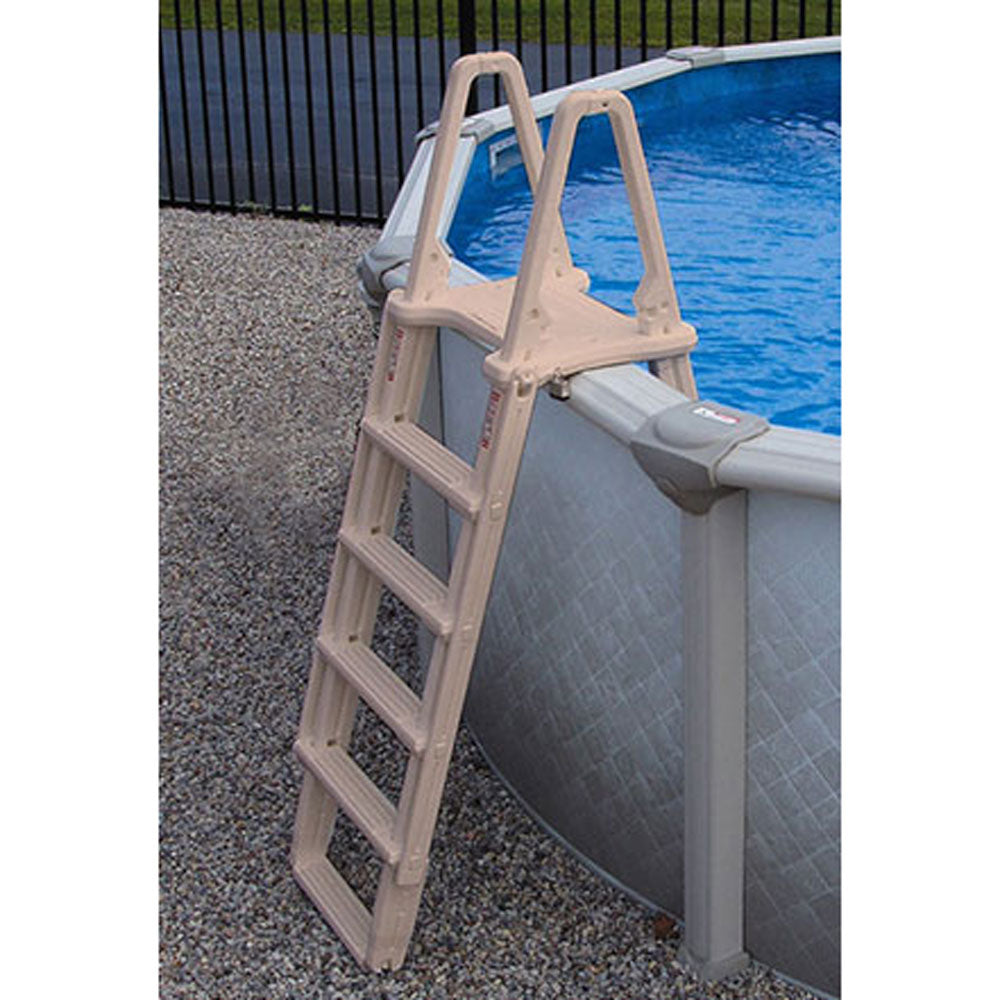 CONFER 7100B A-Frame Above Ground Swimming Pool Ladder 48"-54" - Lightly Used