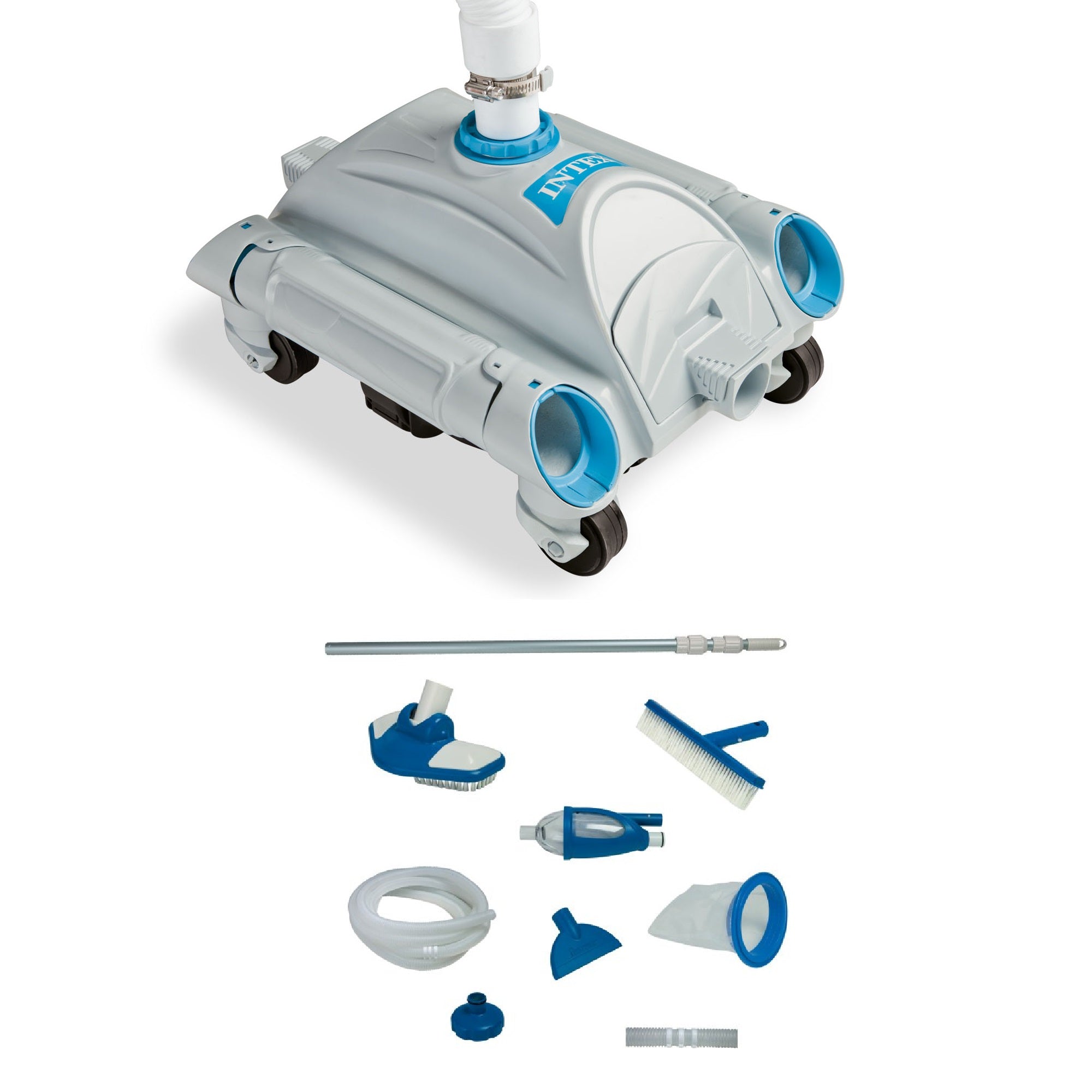 Intex Auto Pool Pressure Side Vacuum & Pool Maintenance Kit for Min 800 GPH Flow