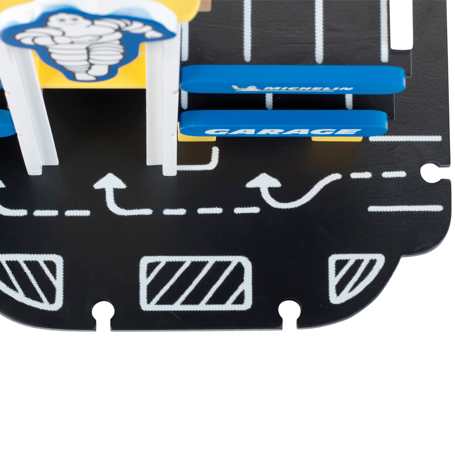 Theo Klein Michelin Car Service Station Kids Toy Play Set with 1 Car (Open Box) - VMInnovations
