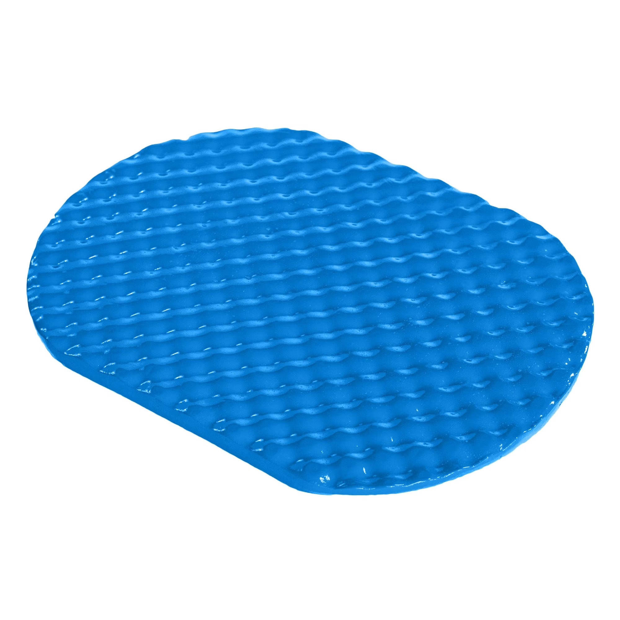 Texas Recreation Super Soft Oval Foam Poolside Vinyl-Coated Cushion, Bahama Blue - VMInnovations