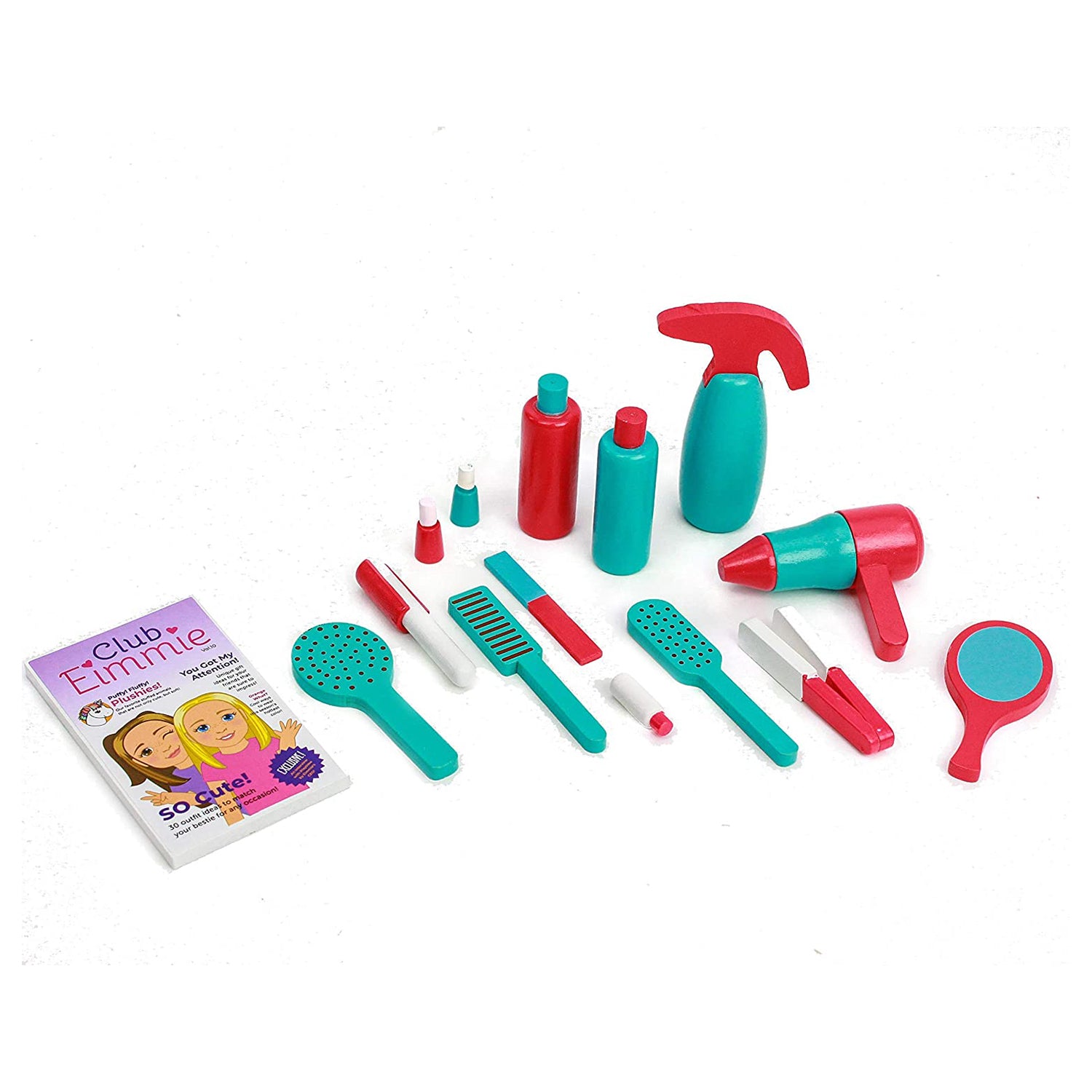Playtime by Eimmie Wood Nail Salon Spa Playset for 18" Dolls (Open Box) - VMInnovations