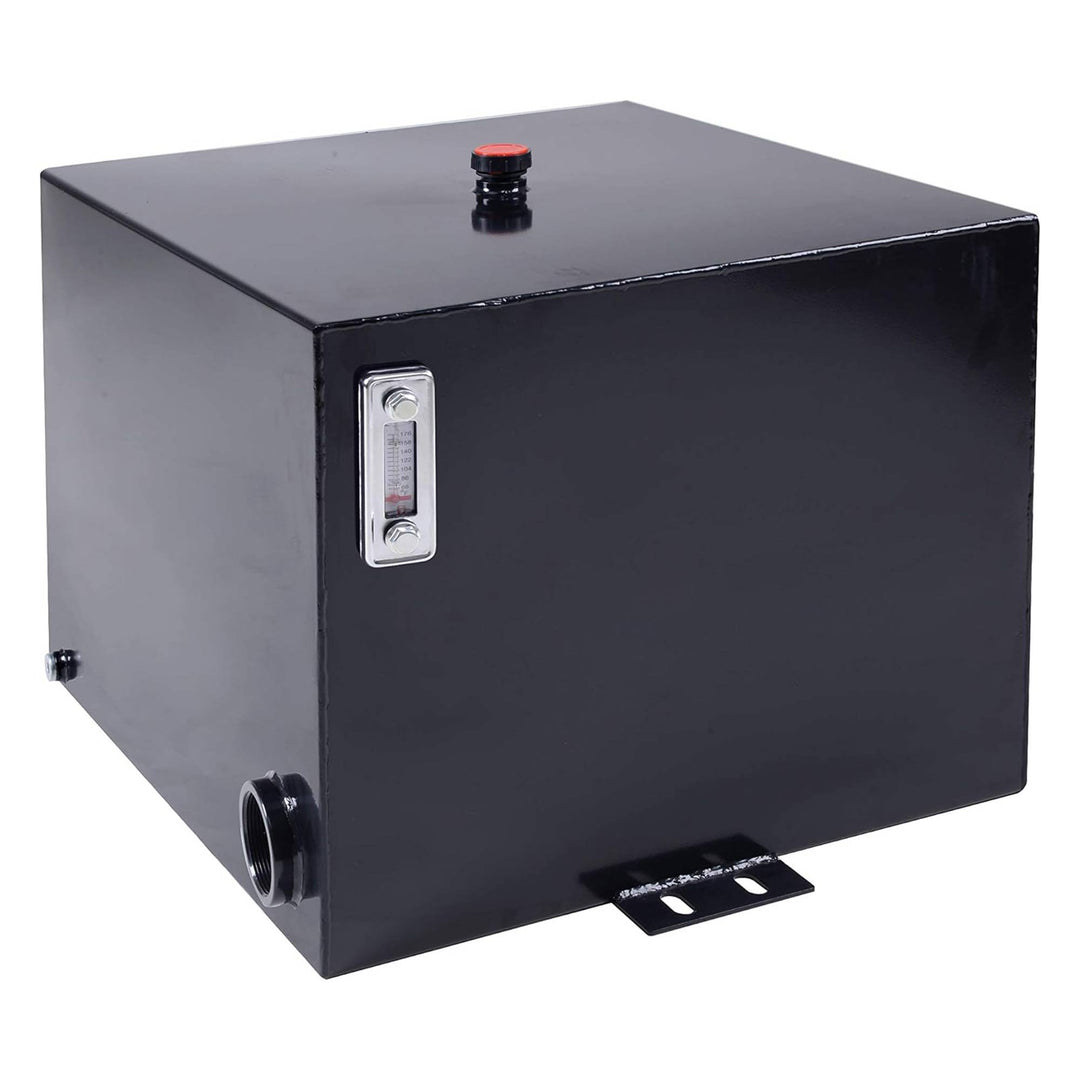 Field Tuff 20 Gallon 14 Gauge Steel Hydraulic Reservoir Tank, Black, FTF-20GOR - VMInnovations