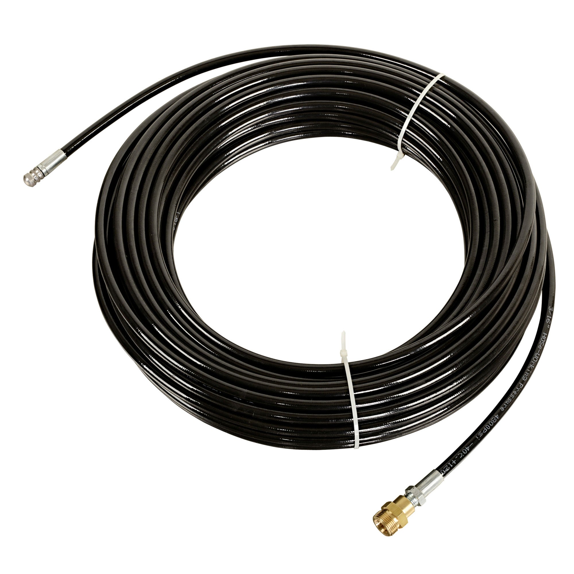Shop Tuff Heavy-Duty Clog Buster Drain Cleaner, 100 Ft Sewer Jet Hose, 4800 PSI - VMInnovations