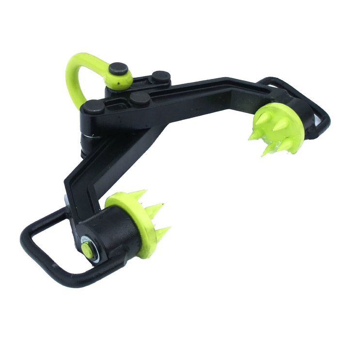 Brush Grubber Single Person Large Manual Weeder w/5 Gripping Teeth, Multicolor - VMInnovations