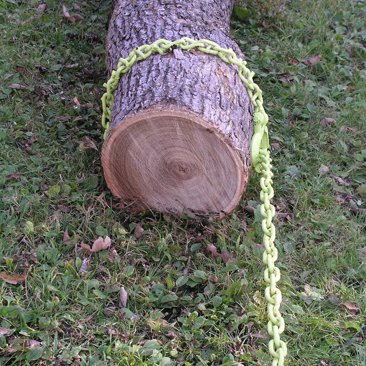 Timber Tuff TMW-20 12-Foot Log Grabber Chain Loop Slides Over 2" Ball, Green - VMInnovations