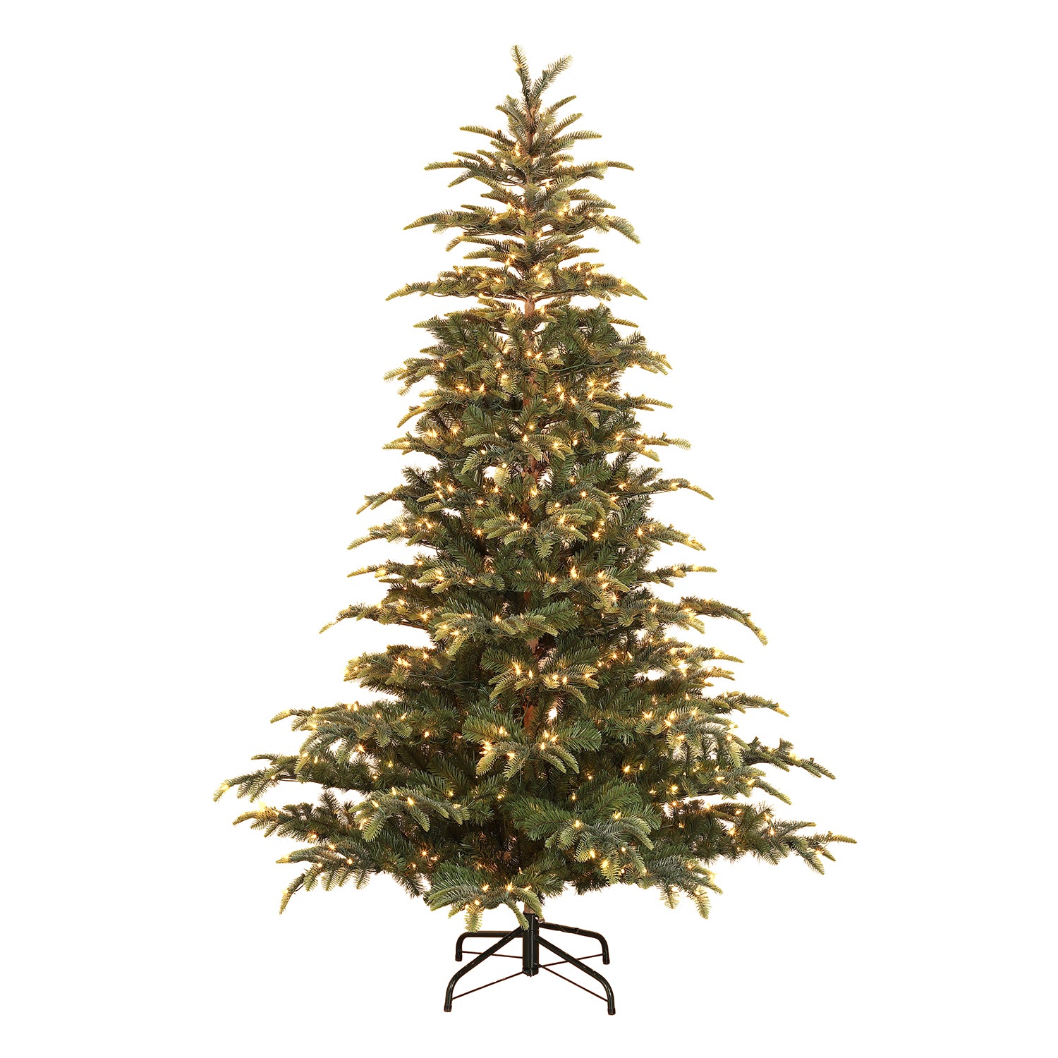 Puleo International 7.5 Ft Montclair Fir Artificial Prelit Christmas Tree (Used) - VMInnovations