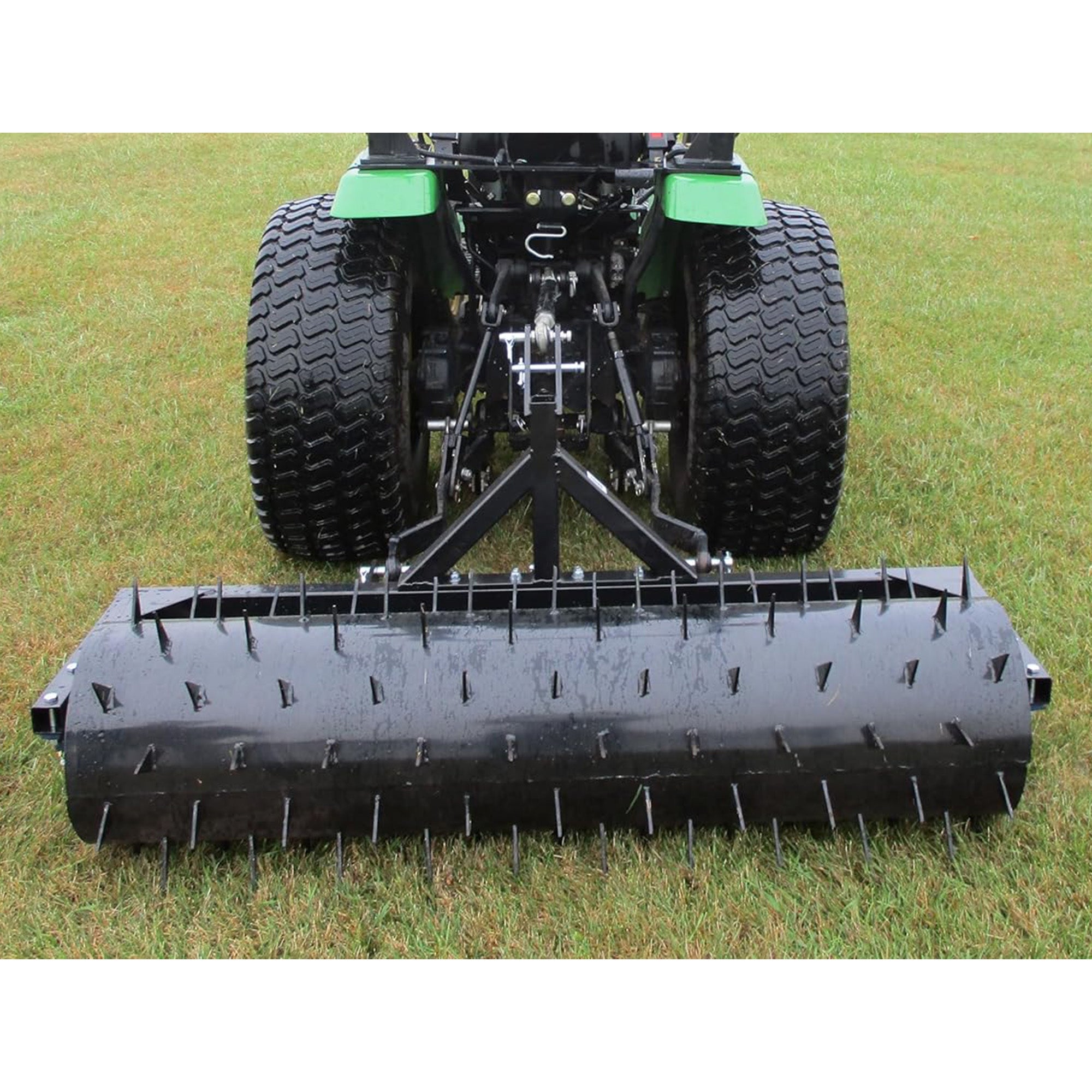 Field Tuff 48" 3-Point Spike Aerator for 0 & 1 Tractors, Heavy-Duty Steel, Black - VMInnovations