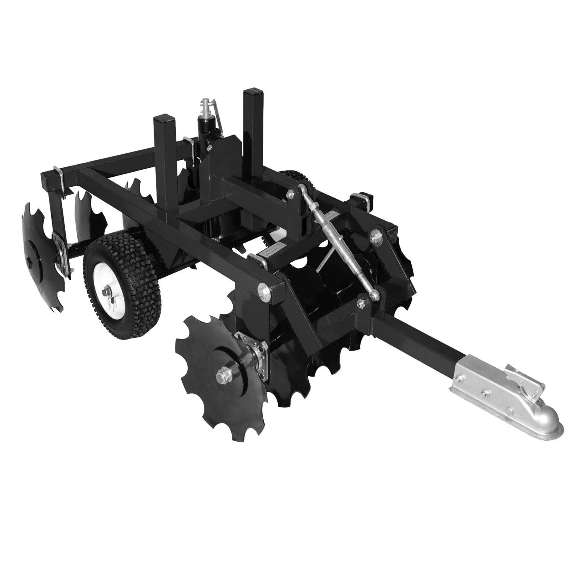 Field Tuff Tow-Behind Disc Harrow for ATVs, UTVs, or Utility Tractors, 33" Wide
