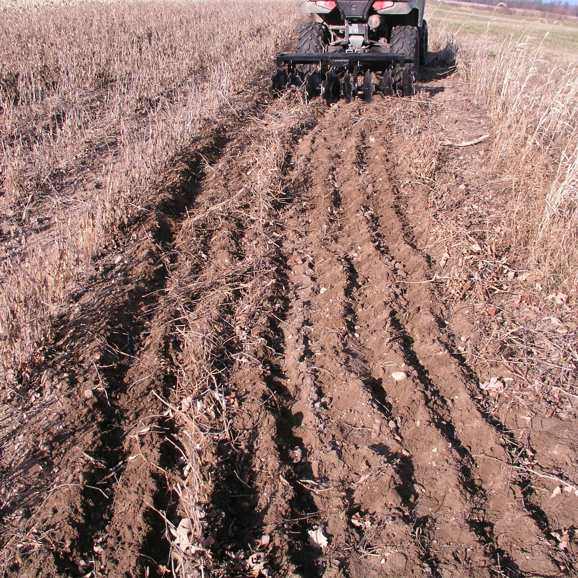 Field Tuff 51 Inch ATV Single Gang Heavy Duty Steel Disc for Cultivating, Black - VMInnovations