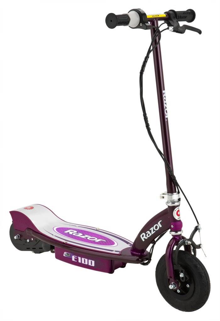Razor E100 Motorized Electric Powered Girls Scooter (Purple) - VMInnovations