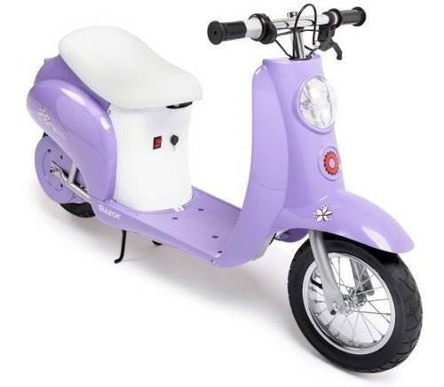 Razor Pocket Mod Betty 24V Electric Scooter - Purple - Open Box - VMInnovations
