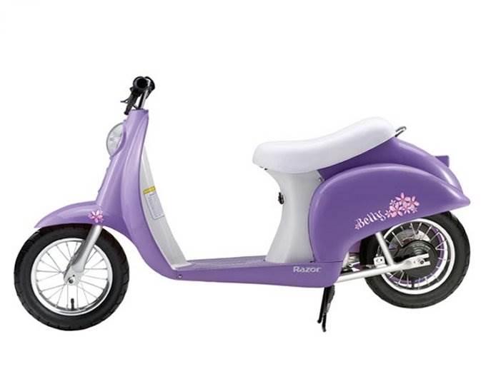 Razor Pocket Mod Betty 24V Electric Scooter - Purple - Open Box - VMInnovations
