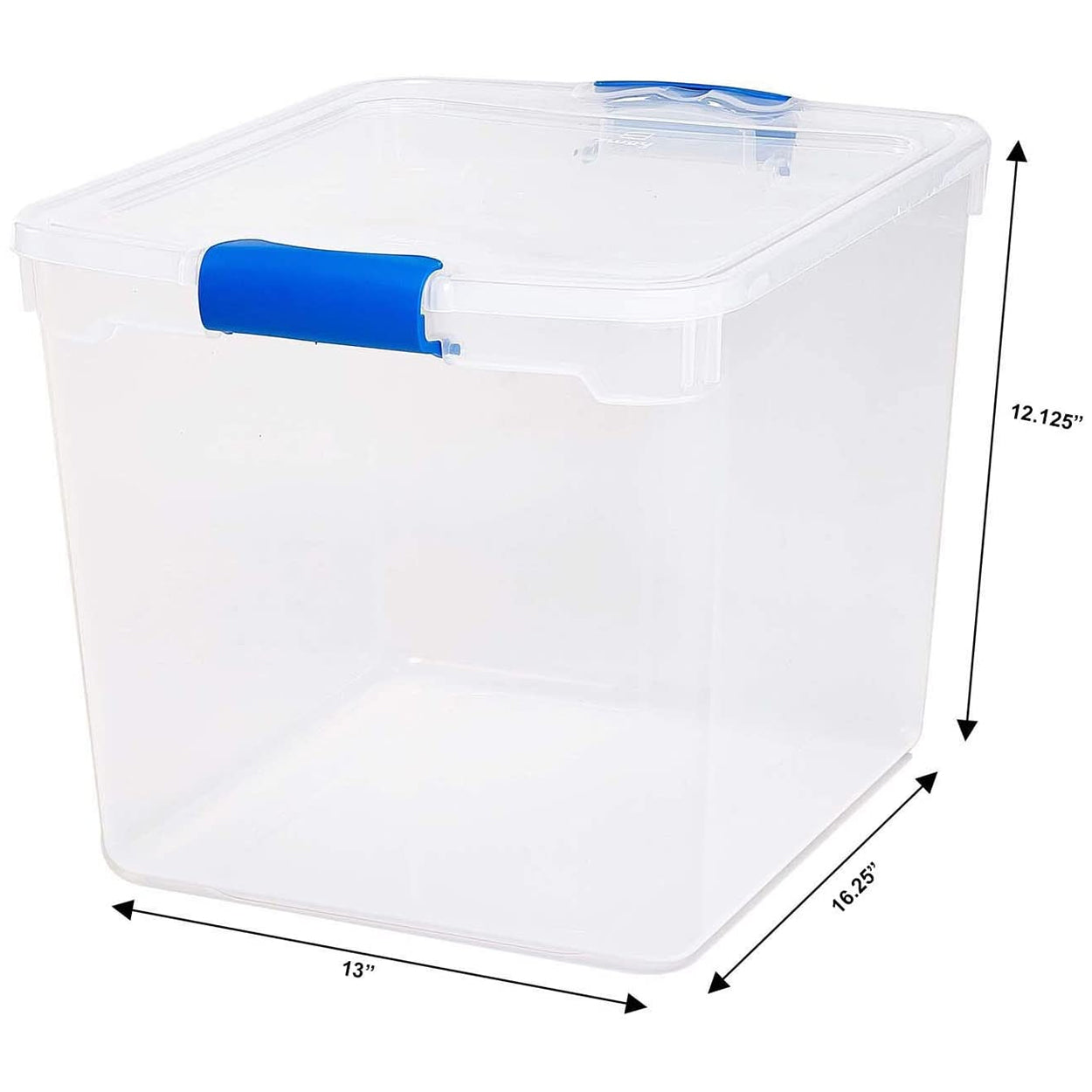 Homz 31 Quart Heavy Duty Clear Plastic Stackable Storage Containers, 4 Pack (2 Pack) + Homz 15.5 Quart Heavy Duty Clear Plastic Stackable Storage Containers, 4 Pack (2 Pack)