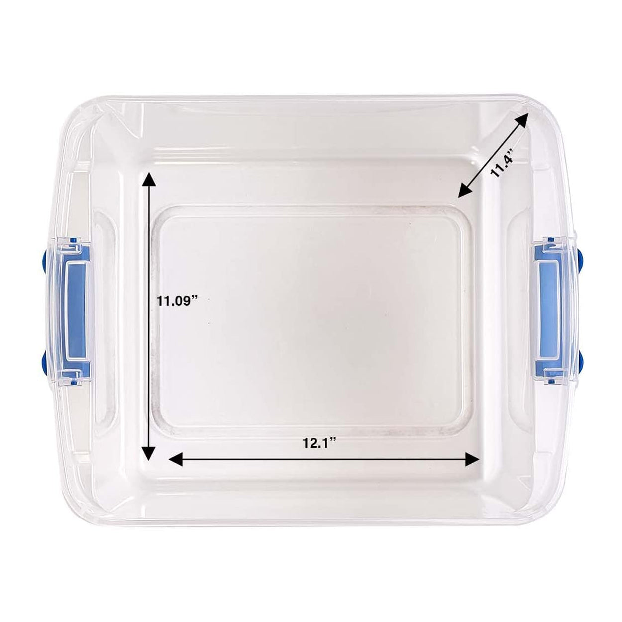 Homz 31 Quart Heavy Duty Clear Plastic Stackable Storage Containers, 4 Pack (2 Pack) + Homz 15.5 Quart Heavy Duty Clear Plastic Stackable Storage Containers, 4 Pack (2 Pack)