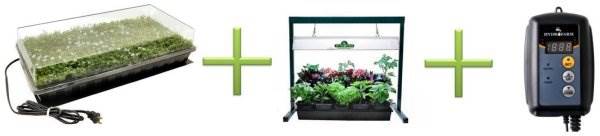 HYDROFARM Jump Start w/ Germination House & Thermostat