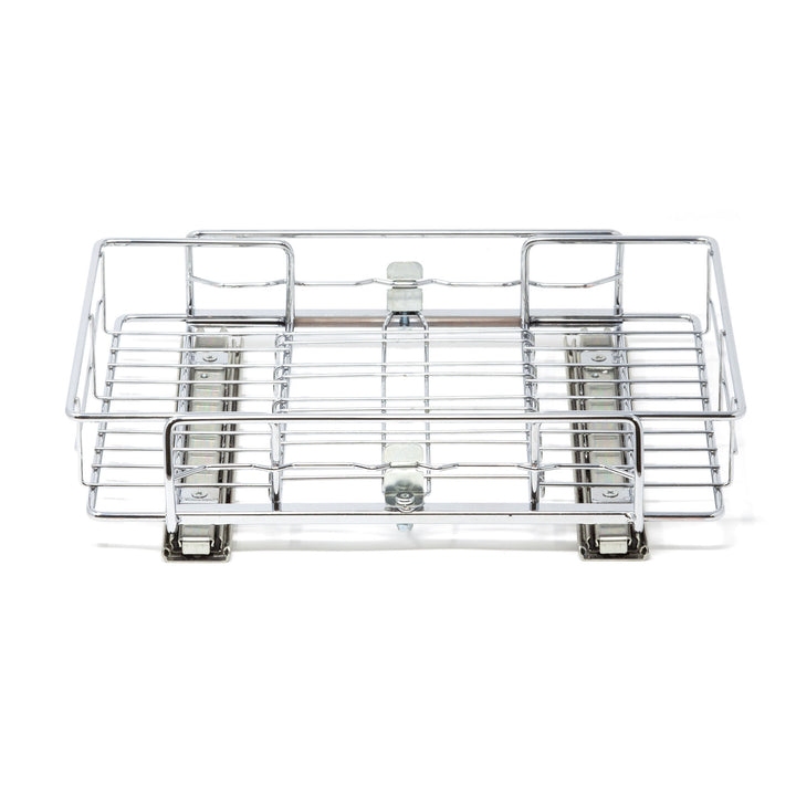 Origami 2SD-10 Kitchen Sliding Pullout Cabinet Storage Organizer, Silver, 2 Pack - VMInnovations