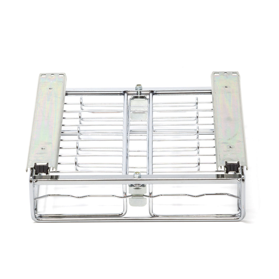 Origami 2SD-10 Kitchen Sliding Pullout Cabinet Storage Organizer, Silver, 2 Pack - VMInnovations