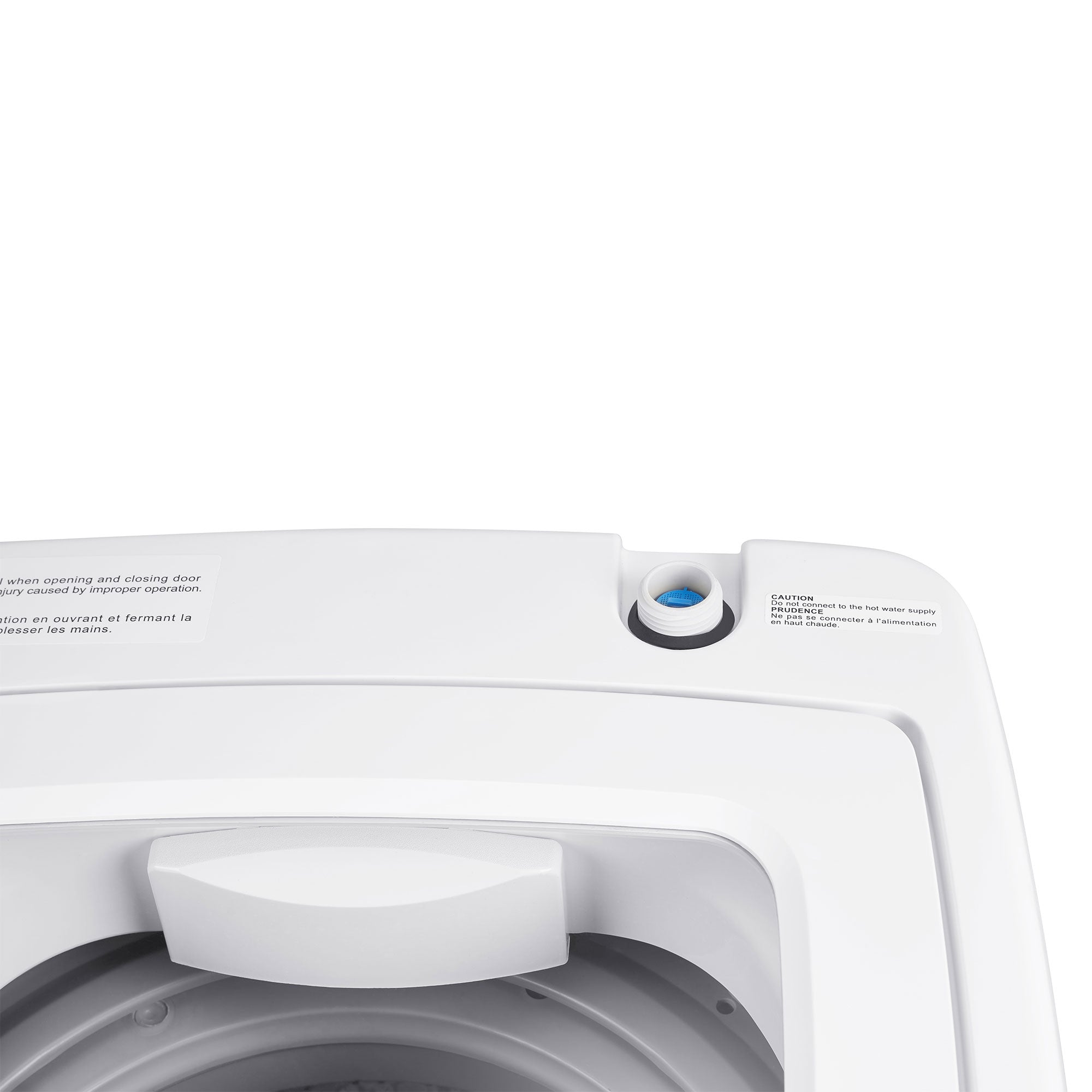 Magic Chef Compact Portable Top Load Washer with Space Saving Design, White - VMInnovations