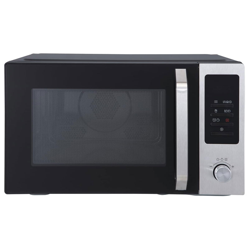 Magic Chef 1.0 Cubic Feet Stainless Countertop Microwave with Air Fryer, Black