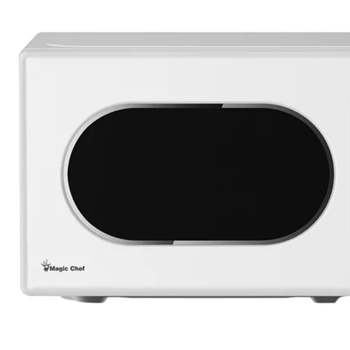 Magic Chef 0.7 Cubic Feet 700W Small Classic Retro Countertop Microwave, White - VMInnovations