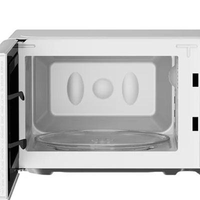 Magic Chef 0.7 Cubic Feet 700 Watt Classic Retro Countertop Microwave, White