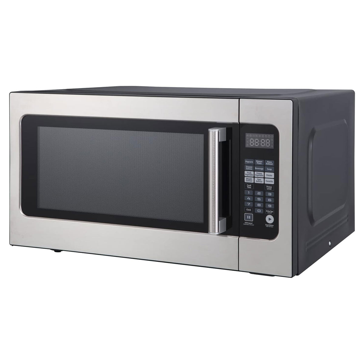 Magic Chef 1,200 Watt 2.2 Cubic Feet Digital Microwave, Silver (Open Box)