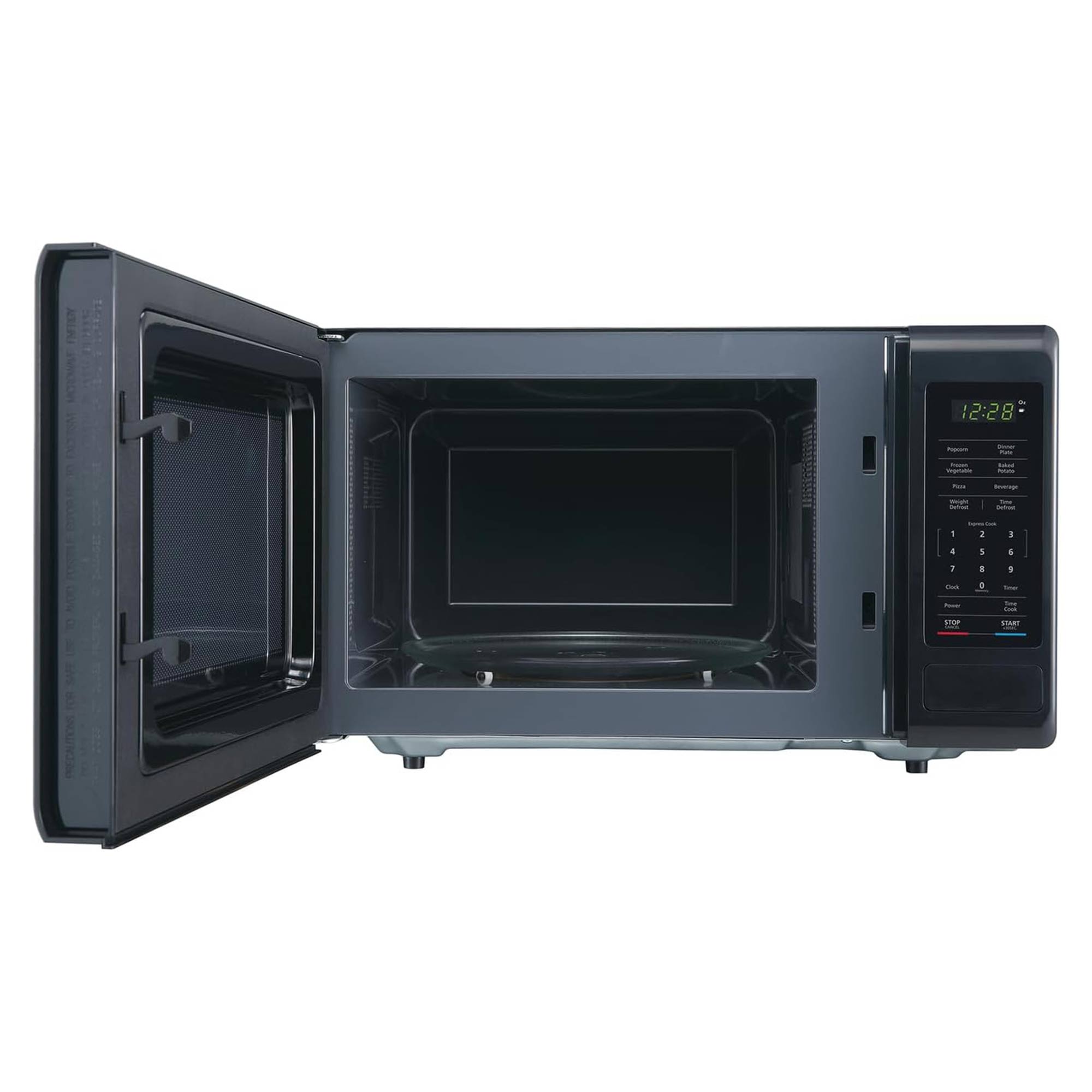 Magic Chef 0.9 Cubic Feet 900 Watt Stainless Microwave Oven, Black (Open Box) - VMInnovations