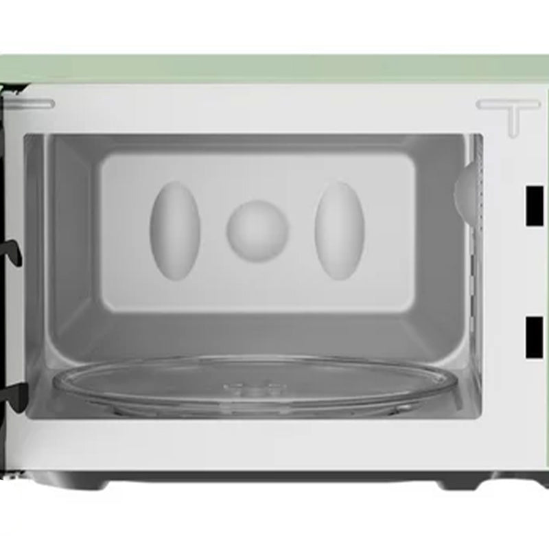 Magic Chef 0.7 Cubic Feet 700 Watt Classic Retro Countertop Microwave, Green