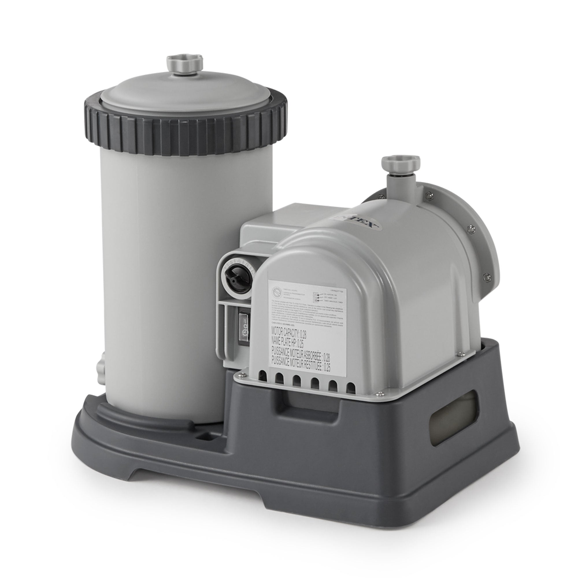 Intex 28633EG 2500 GPH Above Ground Swimming Pool Cartridge Filter Pump System (Refurbished)