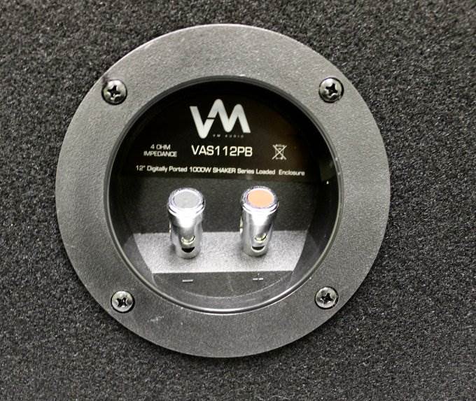 VM Audio VAS112PB 12" 1000W Subwoofer Sub Ported Enclosure Box - Open Box