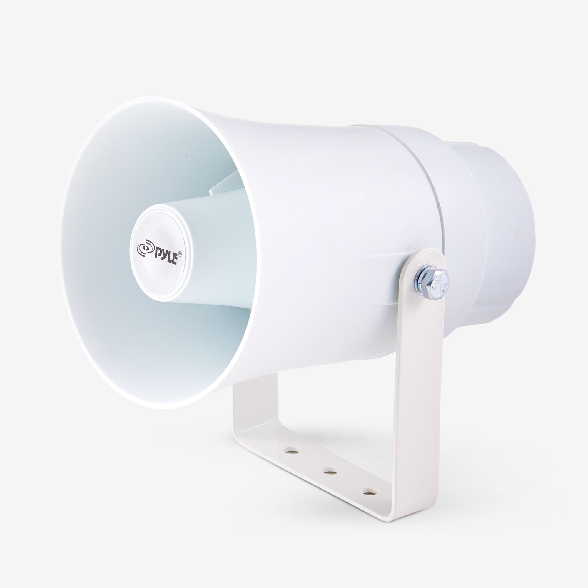 PYLE Aluminum 5.6 Inch Indoor and Outdoor PA Horn Speaker 70 Volt 8 Ohms, White - VMInnovations