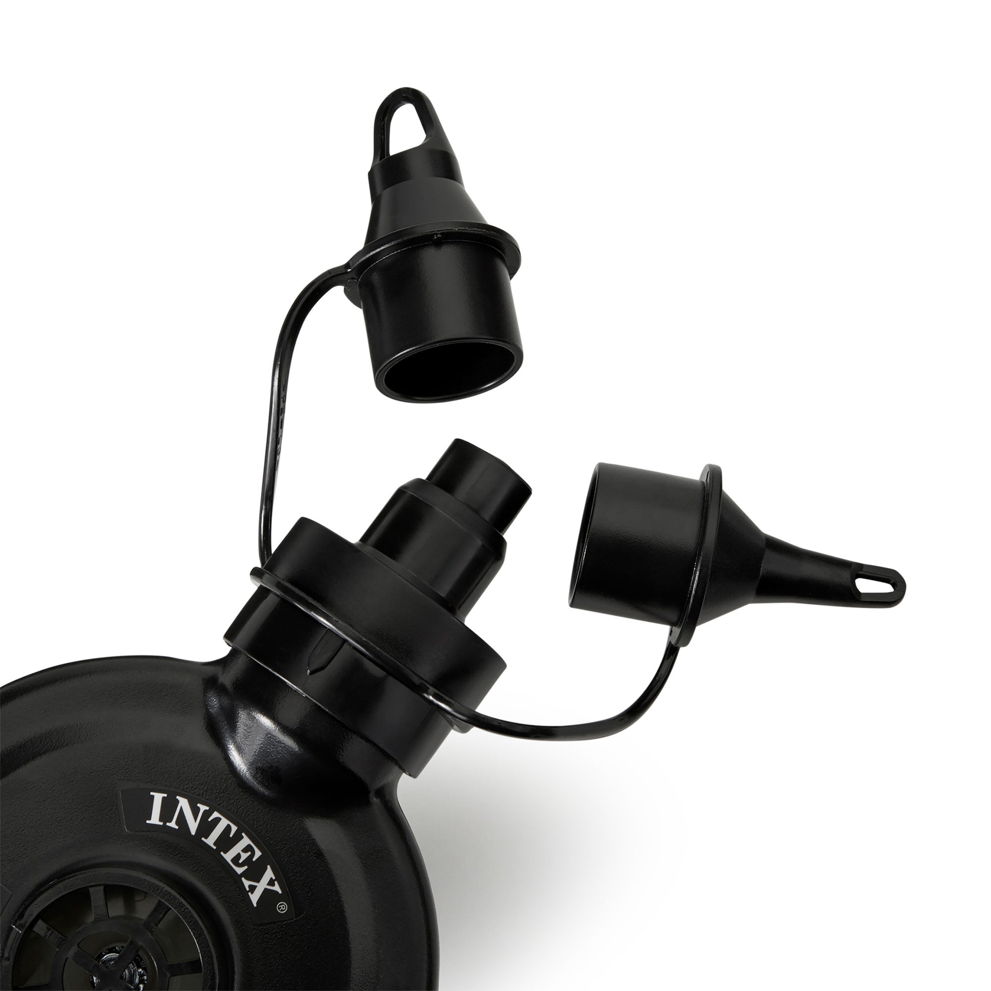 Intex 120V Quick Fill AC Electric Air Pump with 3 Nozzles, Black (Used)