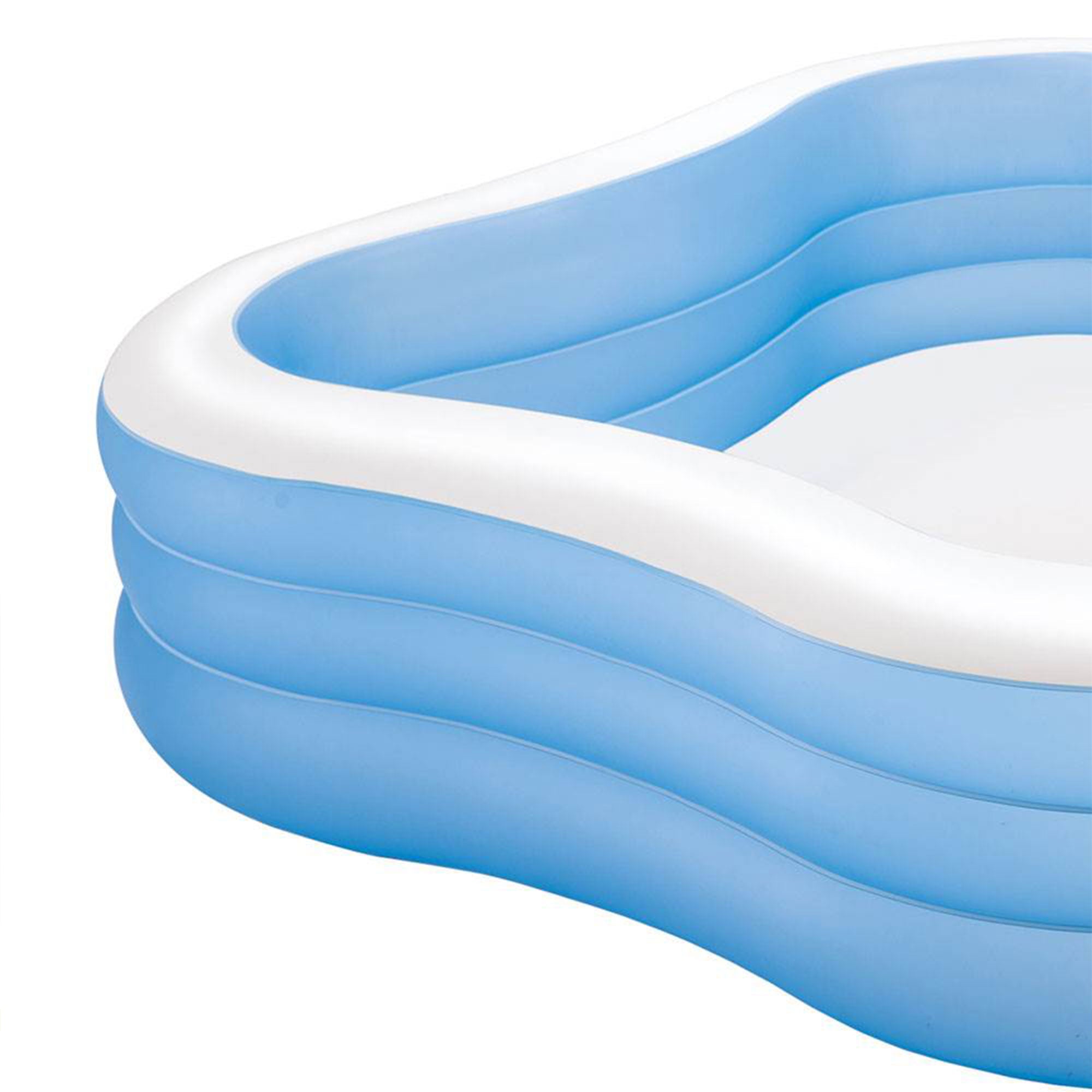 Intex Swim Center 90" x 90" x 2" Inflatable Backyard Swimming Pool (Open Box) - VMInnovations