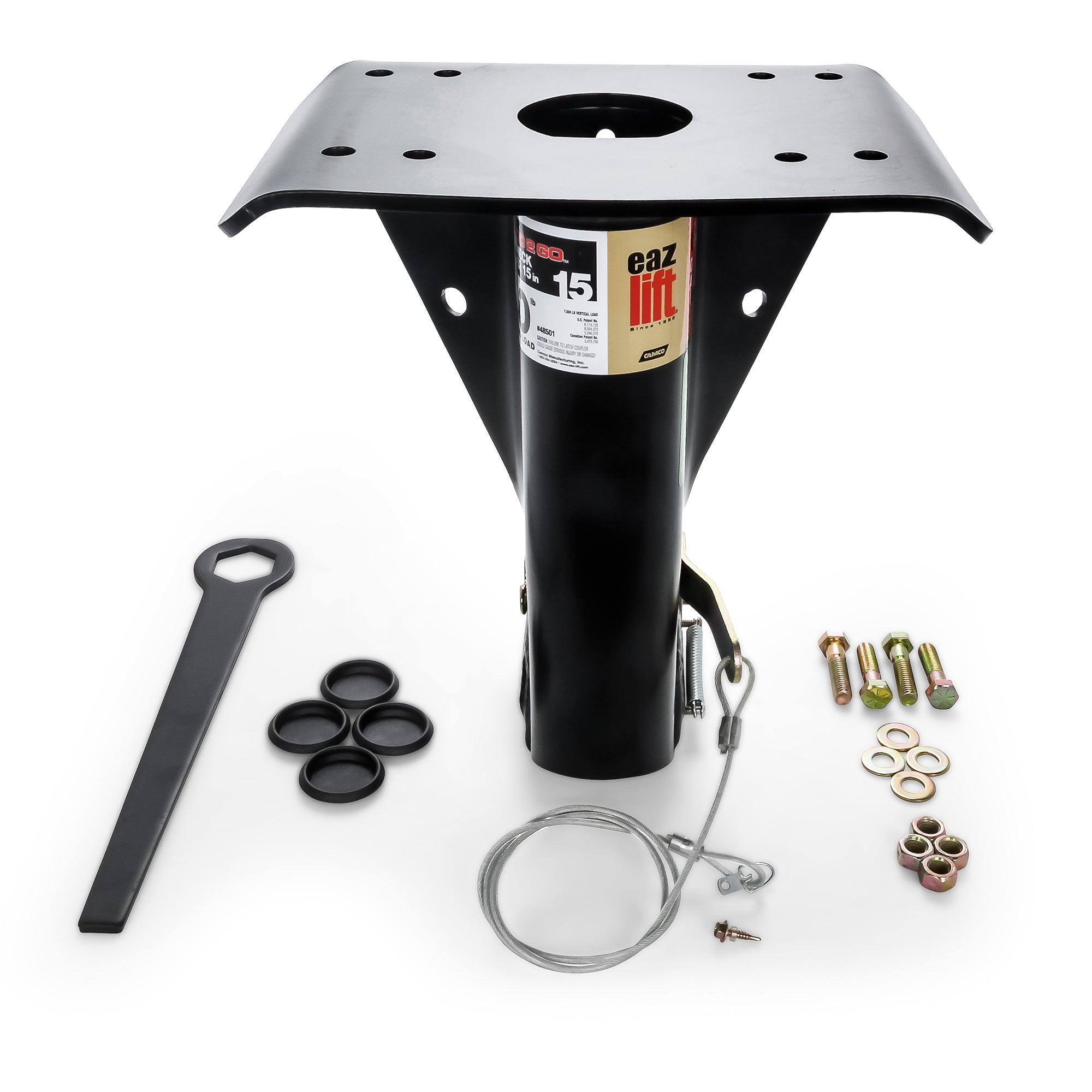 Eaz-Lift Gooseneck Adapter for Fifth Wheel Trailers, 15 Inch, 30,000 Lb (Used)