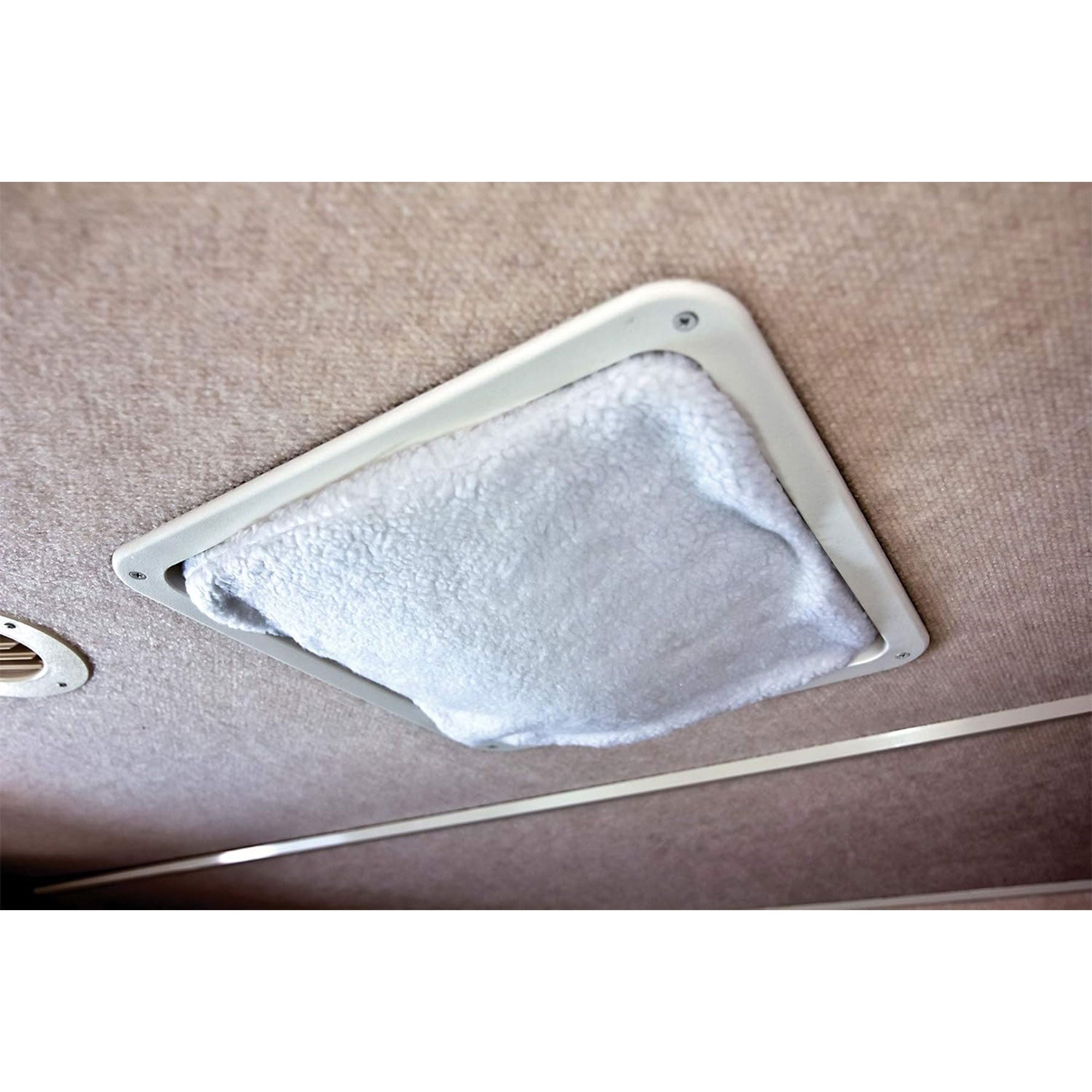 Camco 14" RV Vent Insulator Cover, Skylight Reflective Surface, White, 3 Pack - VMInnovations